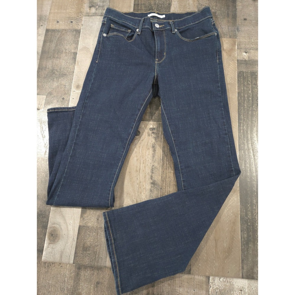 Levi's Women's Classic Bootcut Jeans Island Rinse Dark Wash 10M W30 L32